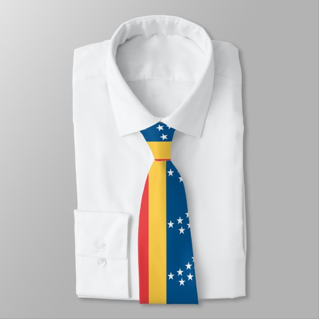 Flag of Durham, North Carolina Neck Tie (Tied)