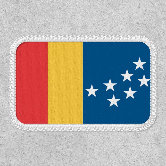 Flag of Durham, North Carolina Patch (Front)