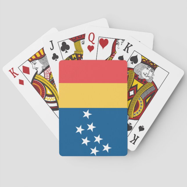 Flag of Durham, North Carolina Poker Cards (Back)