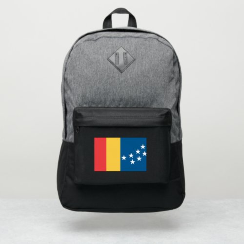 Flag of Durham North Carolina Port Authority Backpack