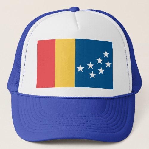 Flag of Durham North Carolina Trucker Hat