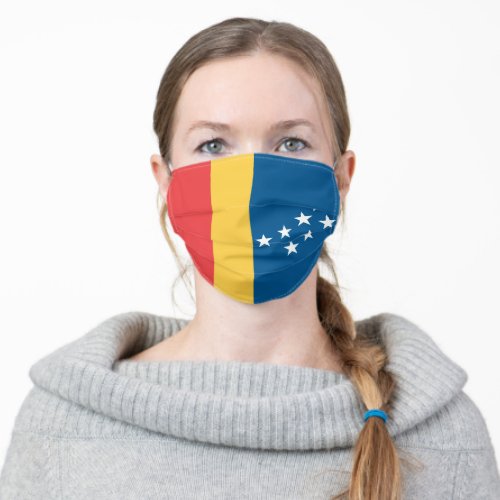 Flag of Durham North Carolina USA Adult Cloth Face Mask