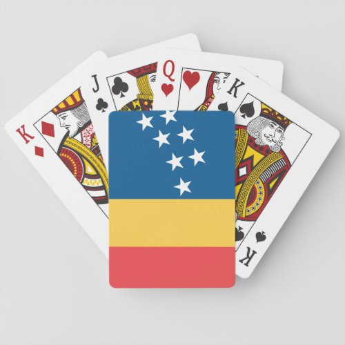 Flag of Durham North Carolina USA Poker Cards