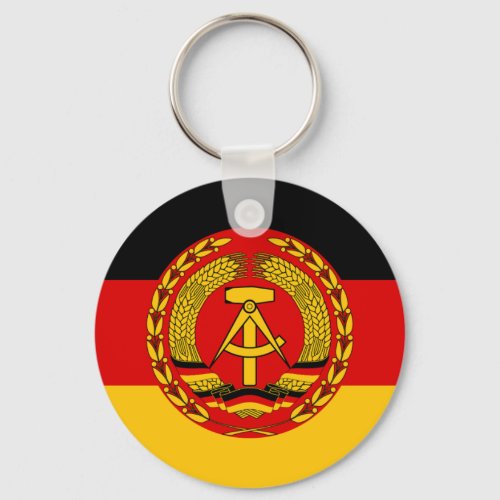 Flag of East Germany _ Flagge der DDR GDR _ NVA Keychain