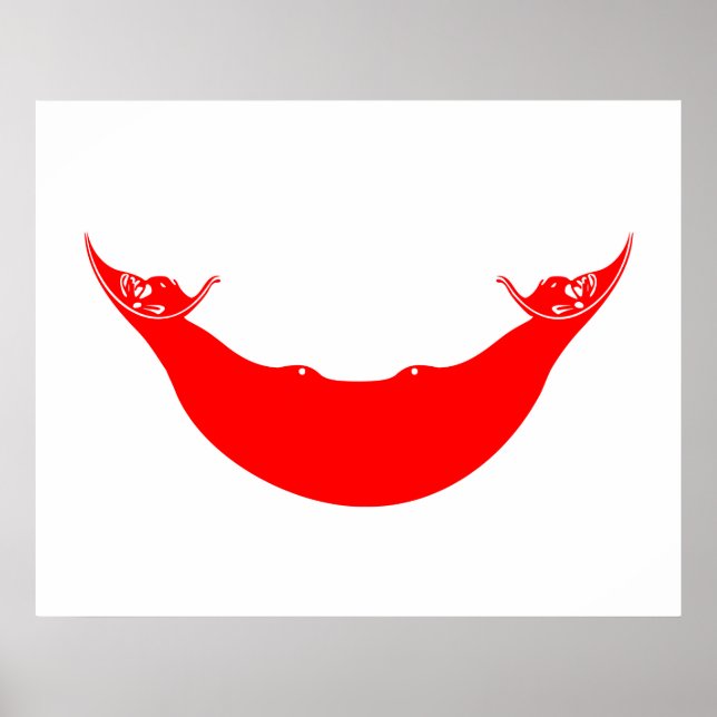 Flag of Easter Island (Rapa Nui) Poster (Front)