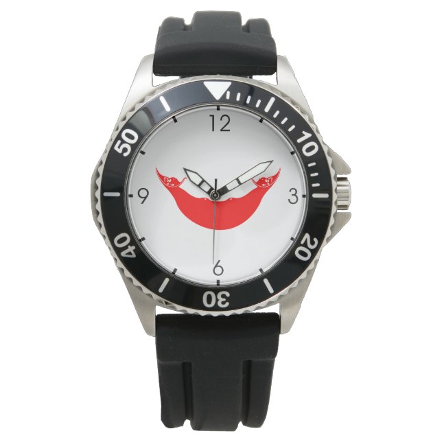 Flag of Easter Island (Rapa Nui) Watch (Front)