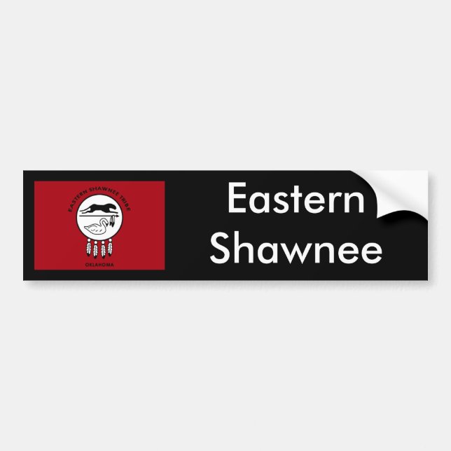 Flag of Eastern Shawnee Bumper Sticker (Front)