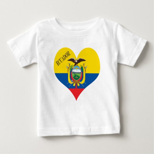 Flag of Ecuador Baby T_Shirt