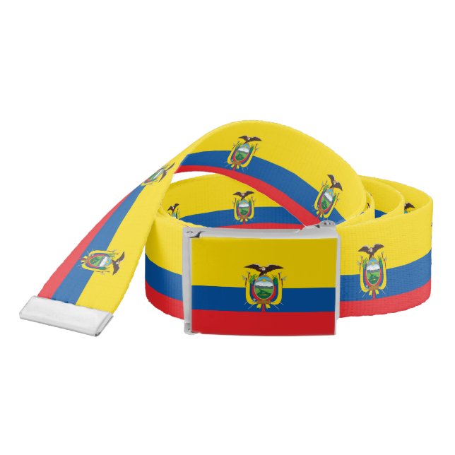 Flag of Ecuador Belt (Snake)