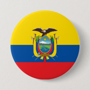 Flag of Ecuador Button