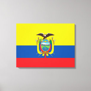 Flag of Ecuador Canvas Print