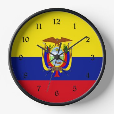Flag of Ecuador Clock