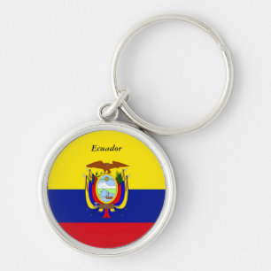 Flag of Ecuador custom design Keychain