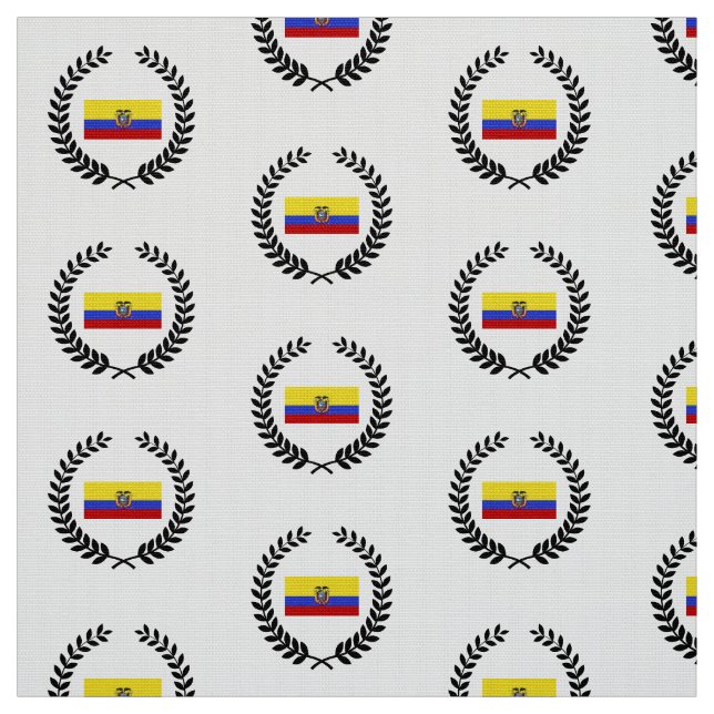 Flag of Ecuador Fabric (Swatch)