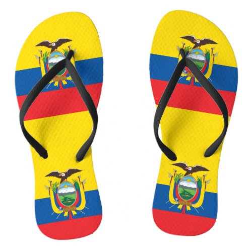 Flag of Ecuador Flip Flops