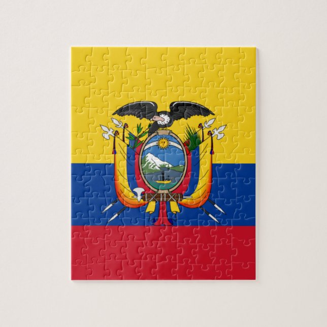 Flag of Ecuador Jigsaw Puzzle (Vertical)