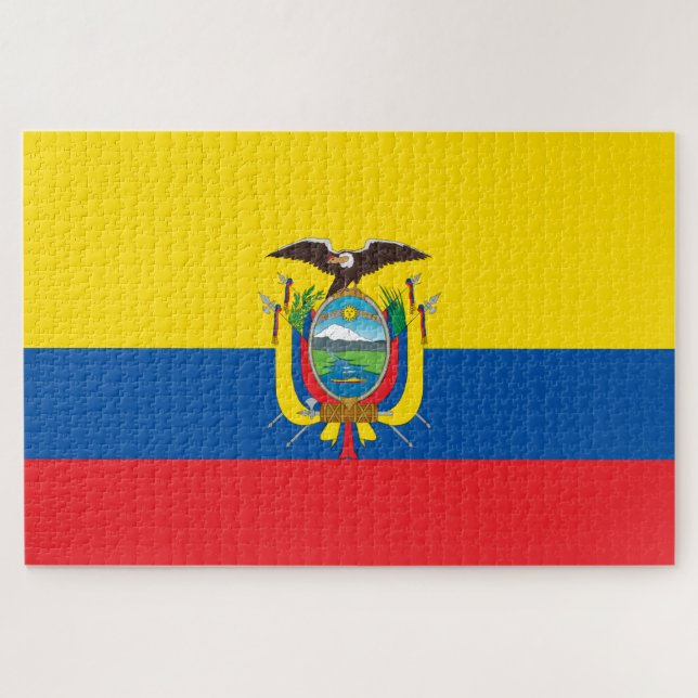 Flag of Ecuador Jigsaw Puzzle (Horizontal)