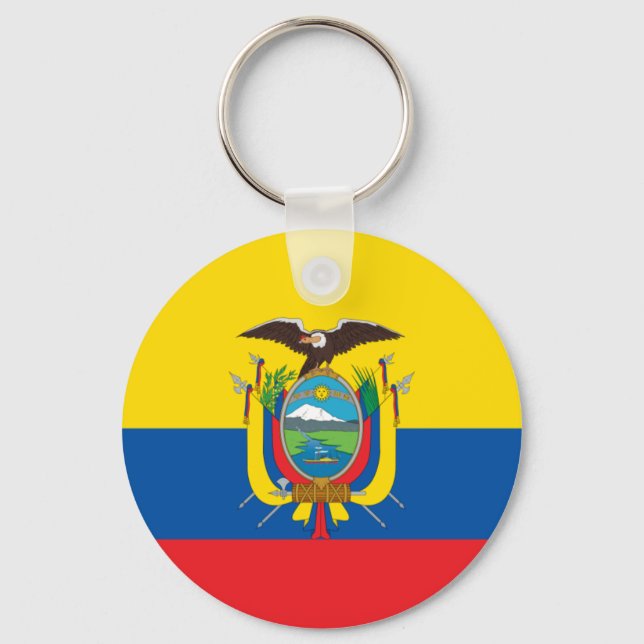 Flag of Ecuador Keychain (Front)
