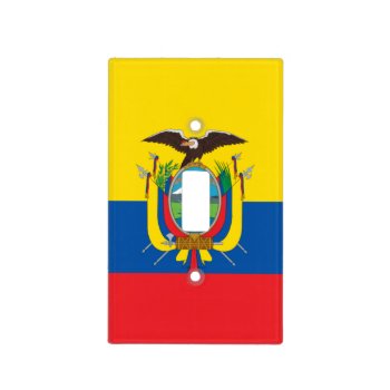 Flag Of Ecuador Light Switch Cover by kfleming1986 at Zazzle