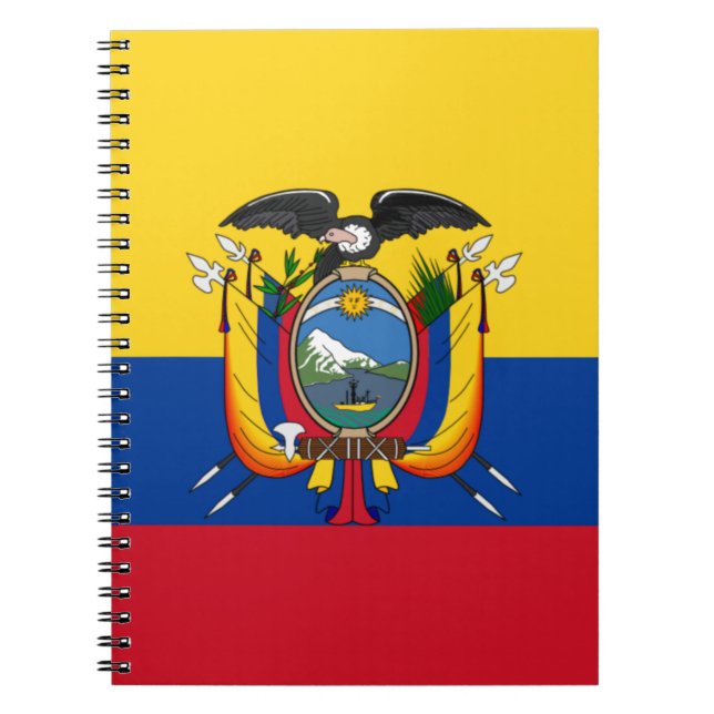 Flag of Ecuador Notebook (Front)