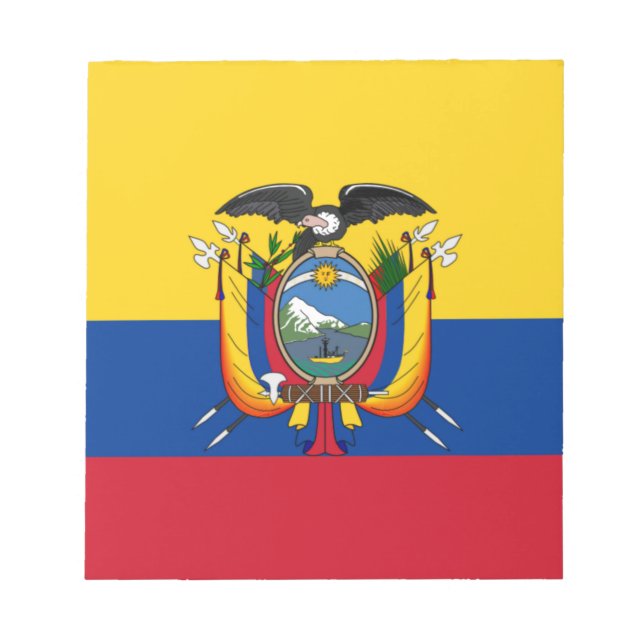 Flag of Ecuador Notepad (Front)