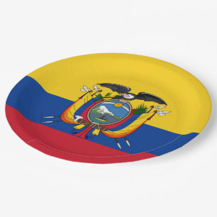 Flag of Ecuador Plate