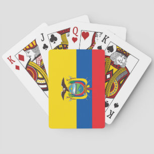 Flag of Ecuador Poker Cards