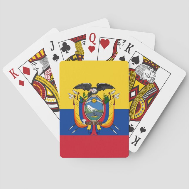 Flag of Ecuador Poker Cards (Back)