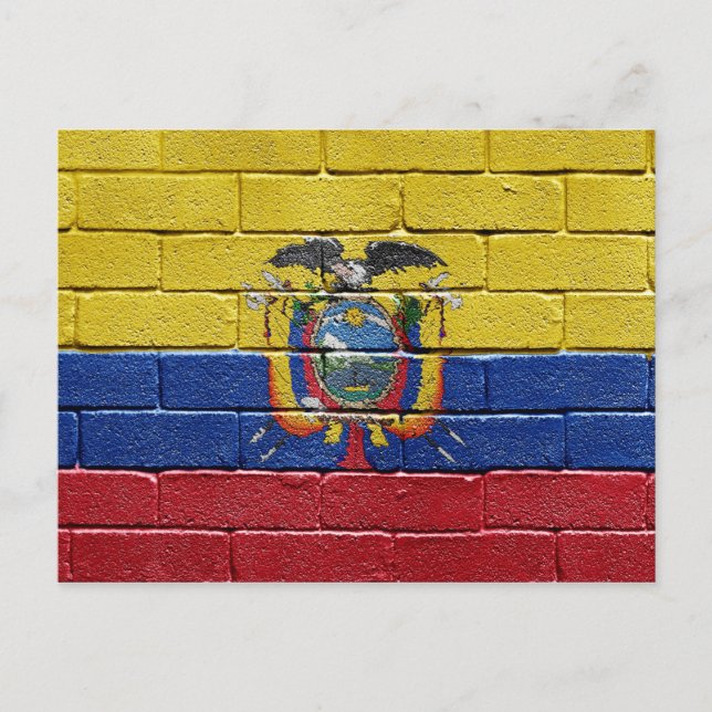 Flag of Ecuador Postcard (Front)