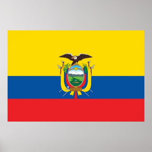 Flag of Ecuador Poster