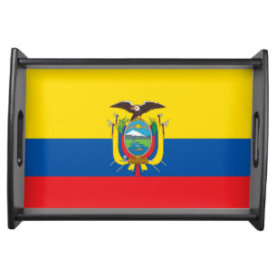 Flag of Ecuador Serving Tray