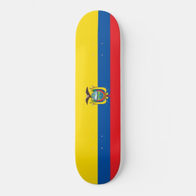 Flag of Ecuador Skateboard (Front)