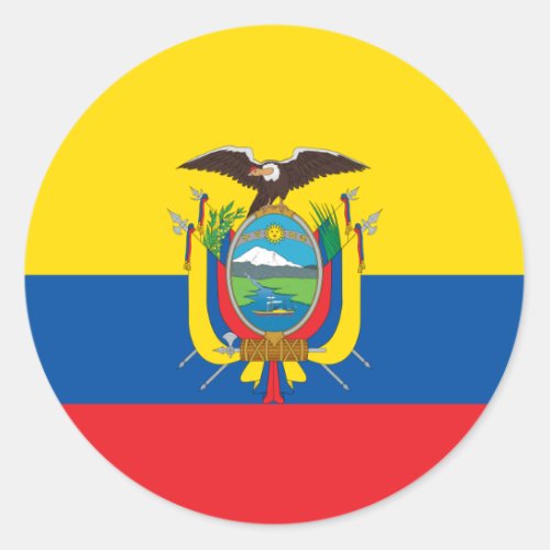 Flag of Ecuador Sticker