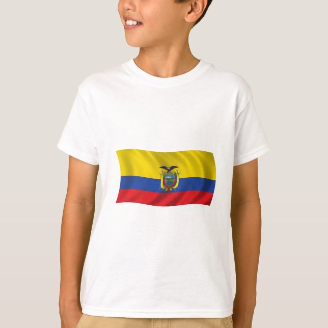 Flag of Ecuador T-Shirt (Front)