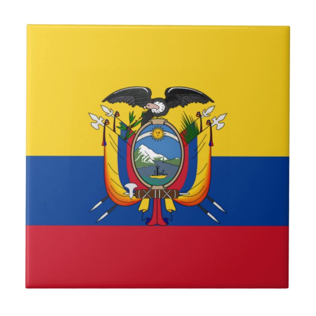 Flag of Ecuador Tile (Front)