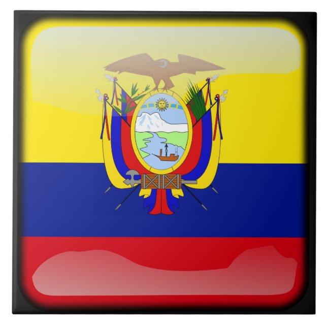 Flag of Ecuador Tile (Front)