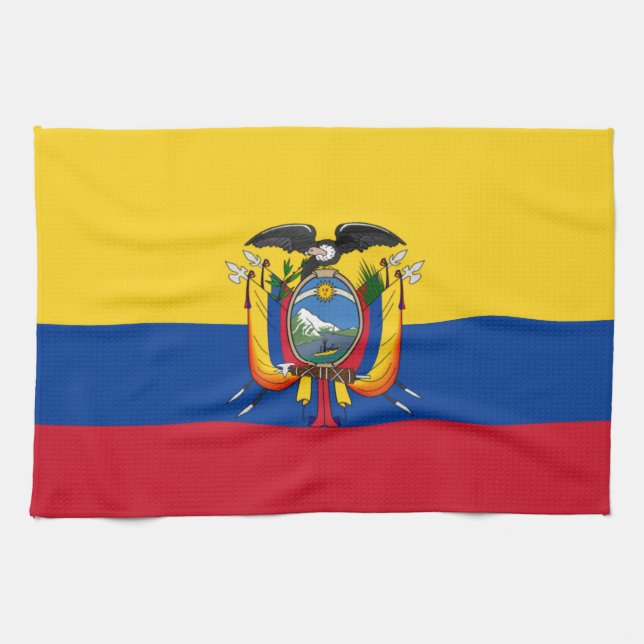 Flag of Ecuador Towel (Horizontal)