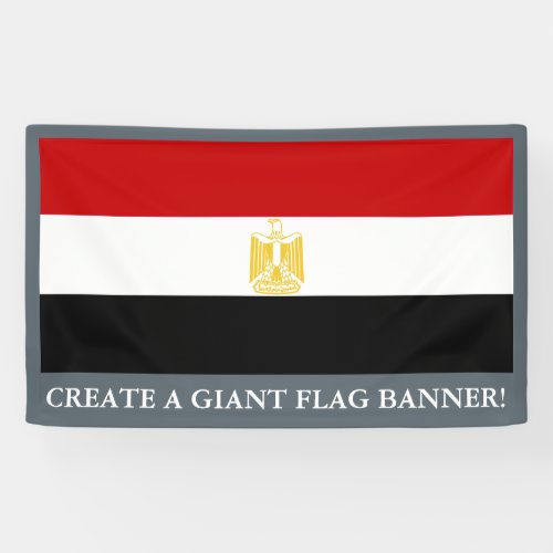 Flag of Egypt Banner