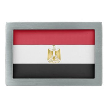 Flag Of Egypt Belt Buckle by kfleming1986 at Zazzle