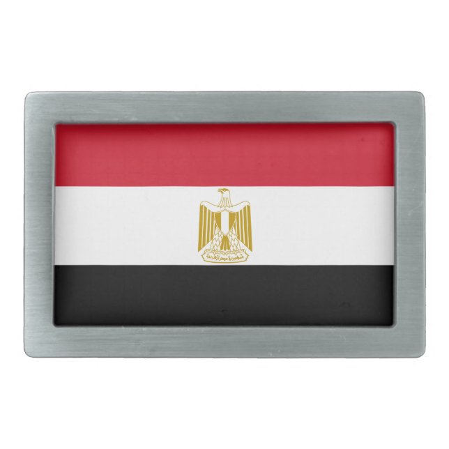 Flag of Egypt Belt Buckle (Front)
