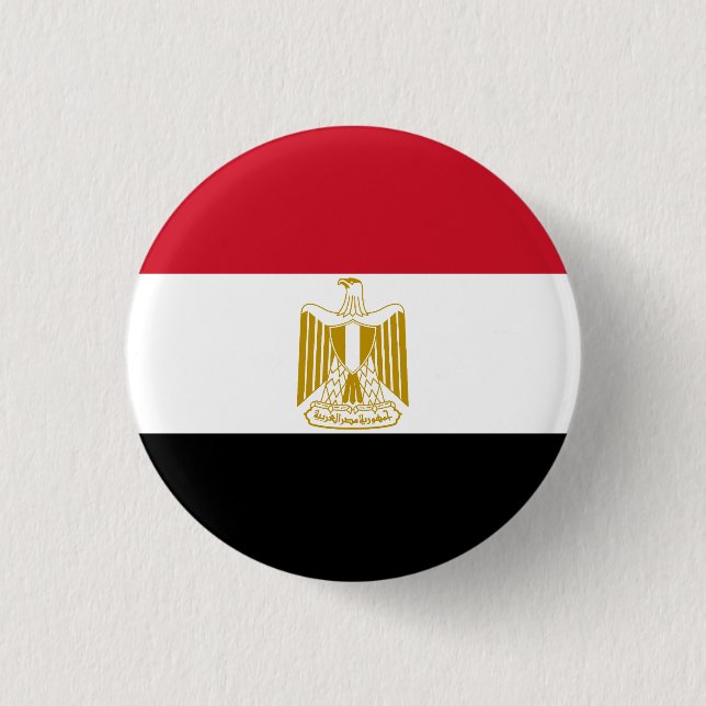Flag of Egypt Button (Front)