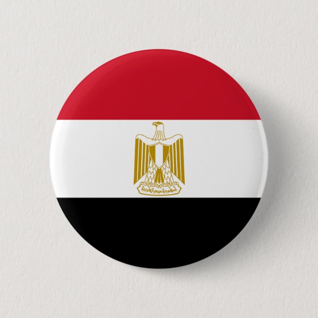 Flag of Egypt Button (Front)