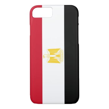 Flag Of Egypt Iphone 8/7 Case by pjwuebker at Zazzle