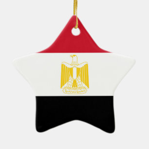 Flag of Egypt Ceramic Ornament