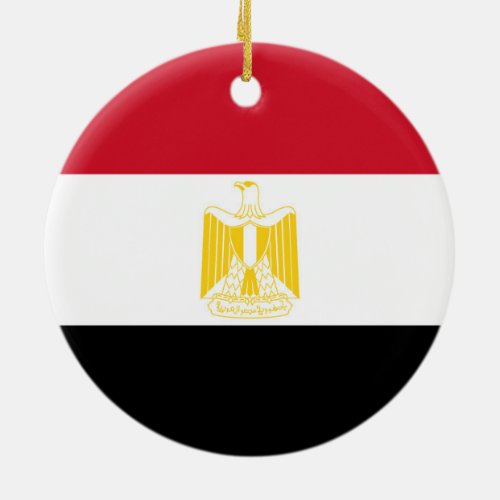 Flag of Egypt Ceramic Ornament