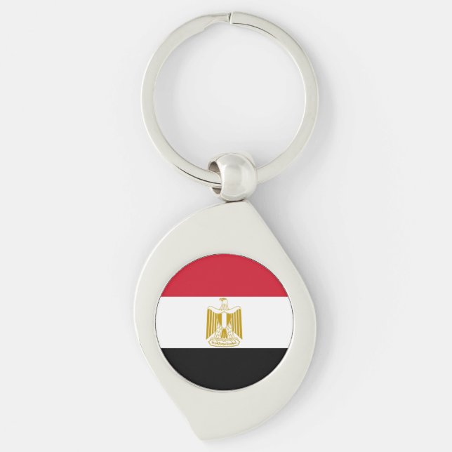 Flag of Egypt Keychain (Front)