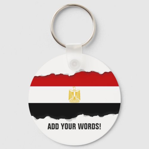 Flag of Egypt Keychain