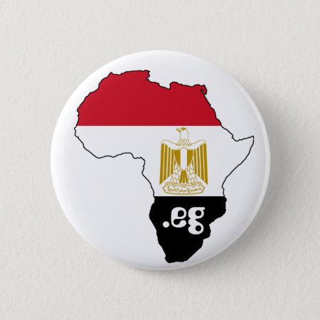 Flag Of Egypt Map Of Africa Internet Button Badge