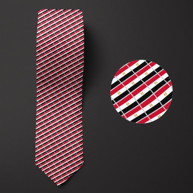 Flag of Egypt Pattern Neck Tie (Creator Uploaded)