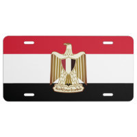 Flag of Egypt (with larger coat of arms)